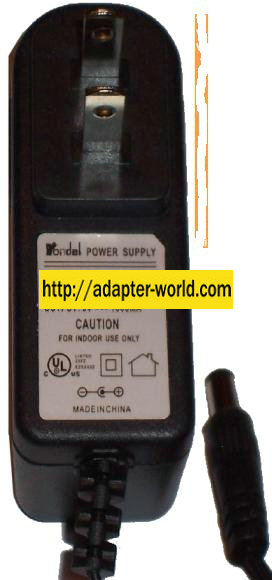 YONDEL YDSP1106-09090 AC DC ADAPTER 9V 1000mA POWER SUPPLY